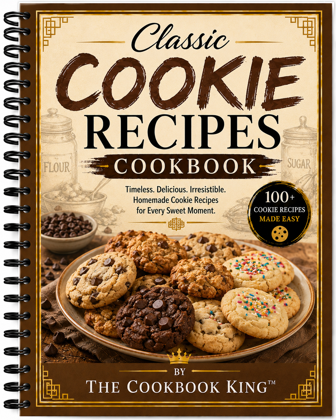 Classic Cookie Recipes Cookbook Book Cover